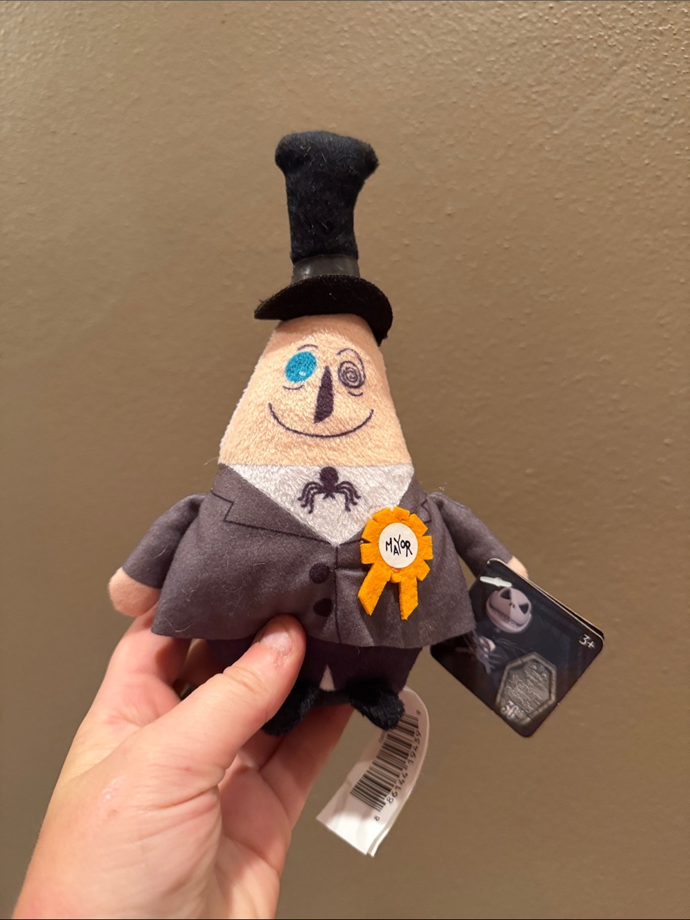 The Nightmare Before Christmas The Mayor 7-Inch Plush NWT